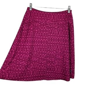 Mountain Hardwear Athletic Mini Skirt A Line Pockets Stretch Pull On Print Pink